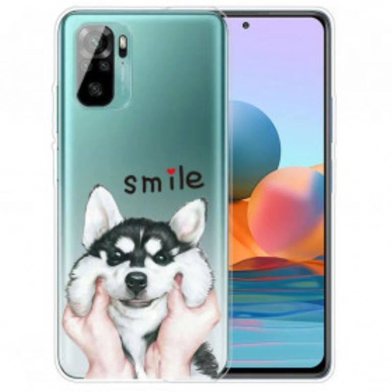 Mobilcover Xiaomi Redmi Note 10 / 10S Smile Hund