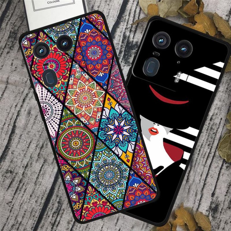 Cover Til Motorola Edge 50 Ultra Mandala Blomster