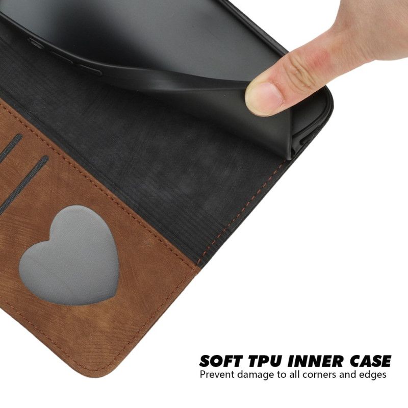 Flip Cover Motorola Edge 50 Ultra Tofarvet Rem