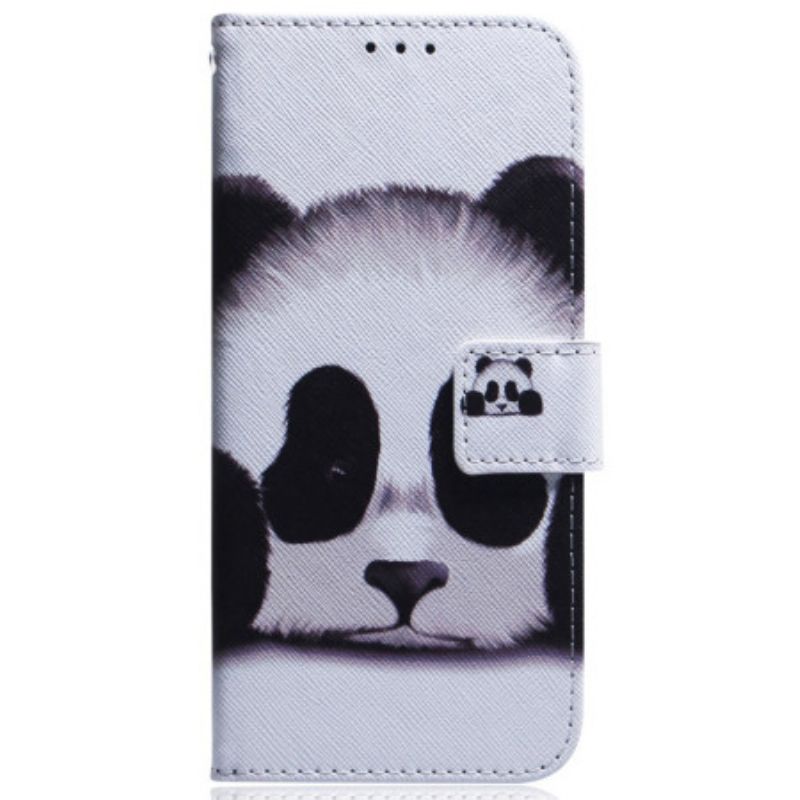 Læder Cover Motorola Edge 50 Ultra Panda