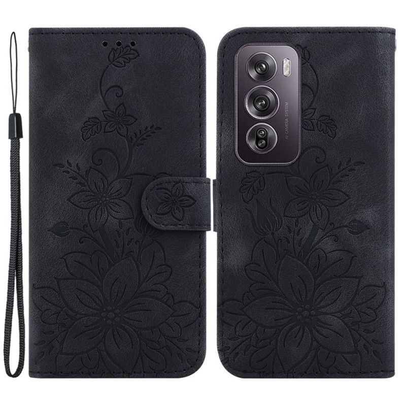 Flip Cover Til Oppo Reno 12 Pro 5g Fleur De Lys