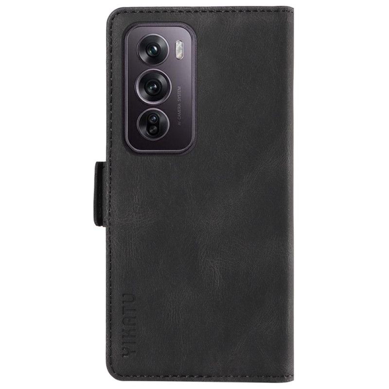 Flip Cover Til Oppo Reno 12 Pro 5g Yikatu Ruskindseffekt