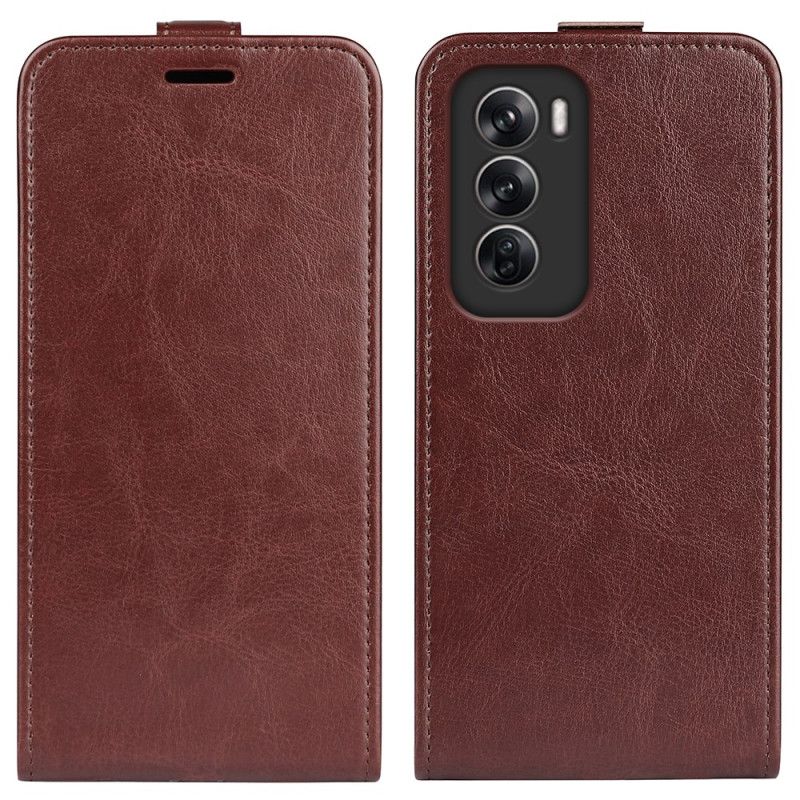 Læder Cover Oppo Reno 12 Pro 5g Telefon Etui Lodret Flap