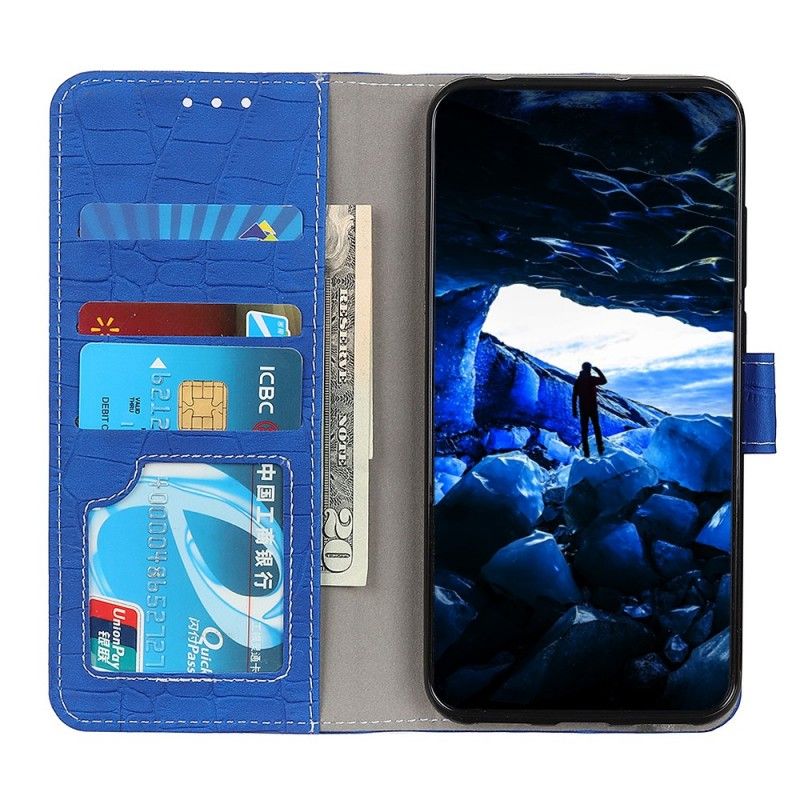 Flip Cover Huawei Nova 5T Sort Krokodille Jeg Elsker Dig