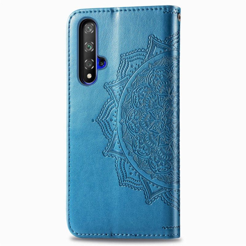 Flip Cover Huawei Nova 5T Sort Mandala I Middelalderen