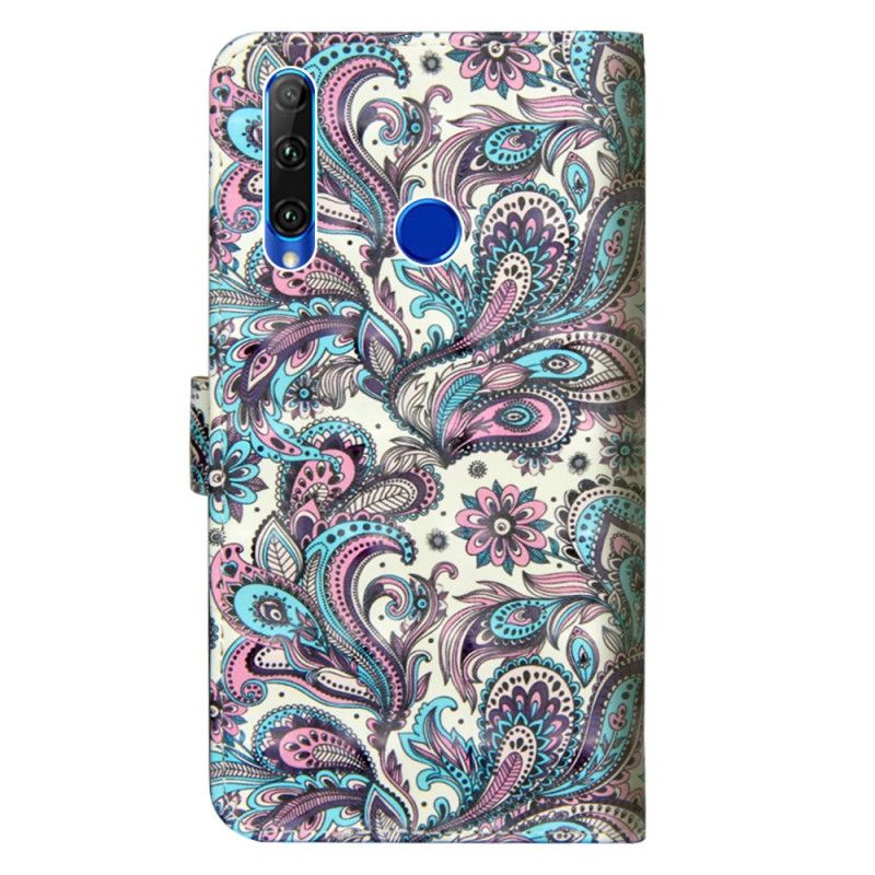 Flip Cover Honor 20e / 20 Lite Mønstrede Blomster