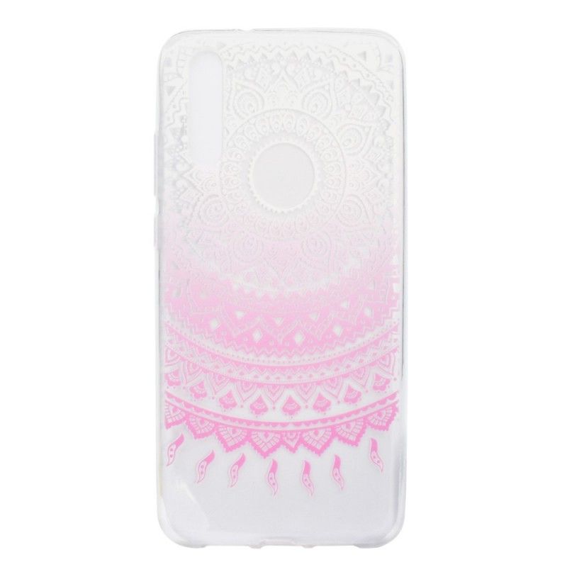 Cover Huawei P20 Pro Lyserød Mobilcover Gennemsigtig Farverig Mandala