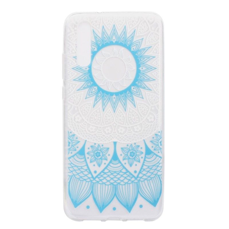 Cover Huawei P20 Pro Lyserød Mobilcover Gennemsigtig Farverig Mandala