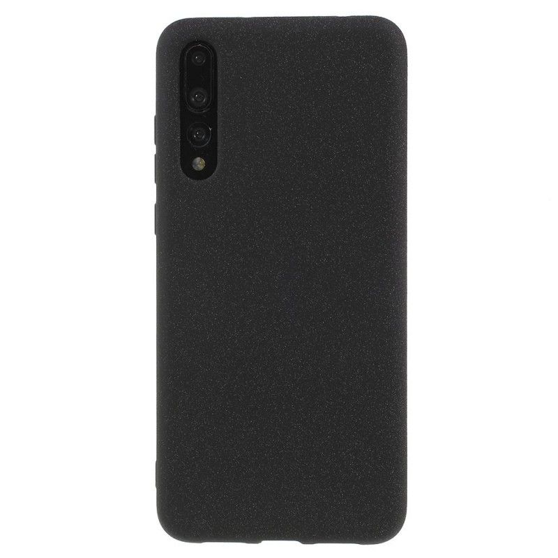 Cover Huawei P20 Pro Sort Mat Silikone Original