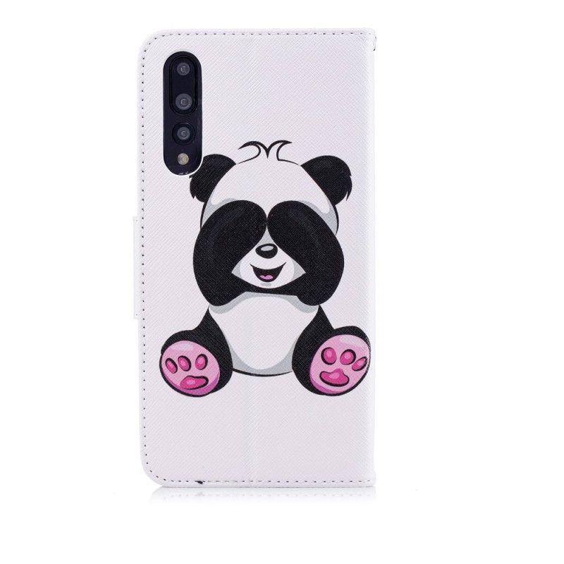 Flip Cover Huawei P20 Pro Mobilcover Sjov Panda