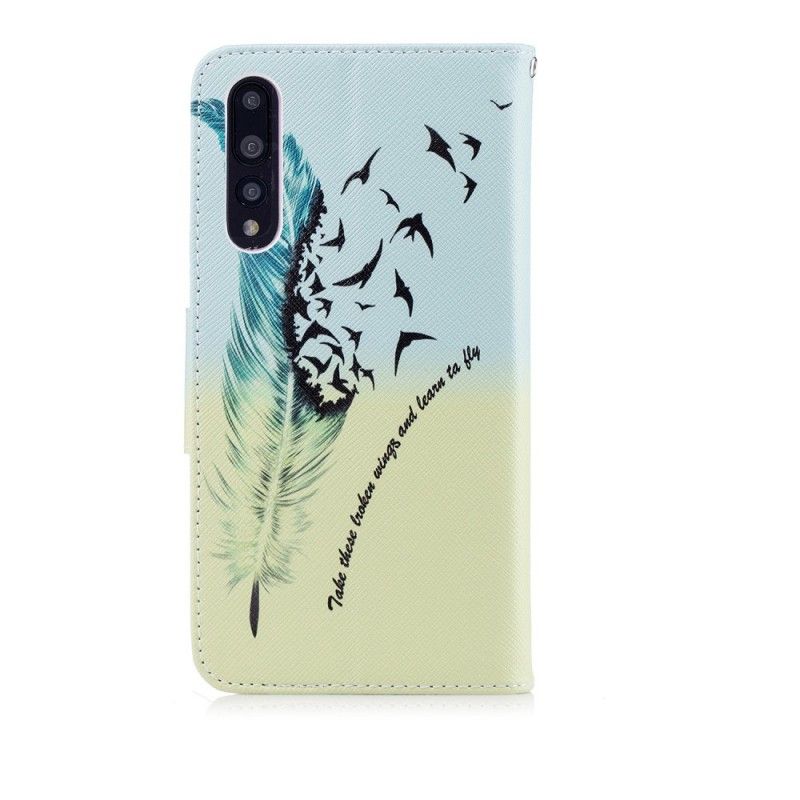 Flip Cover Læder for Huawei P20 Pro Lær At Flyve