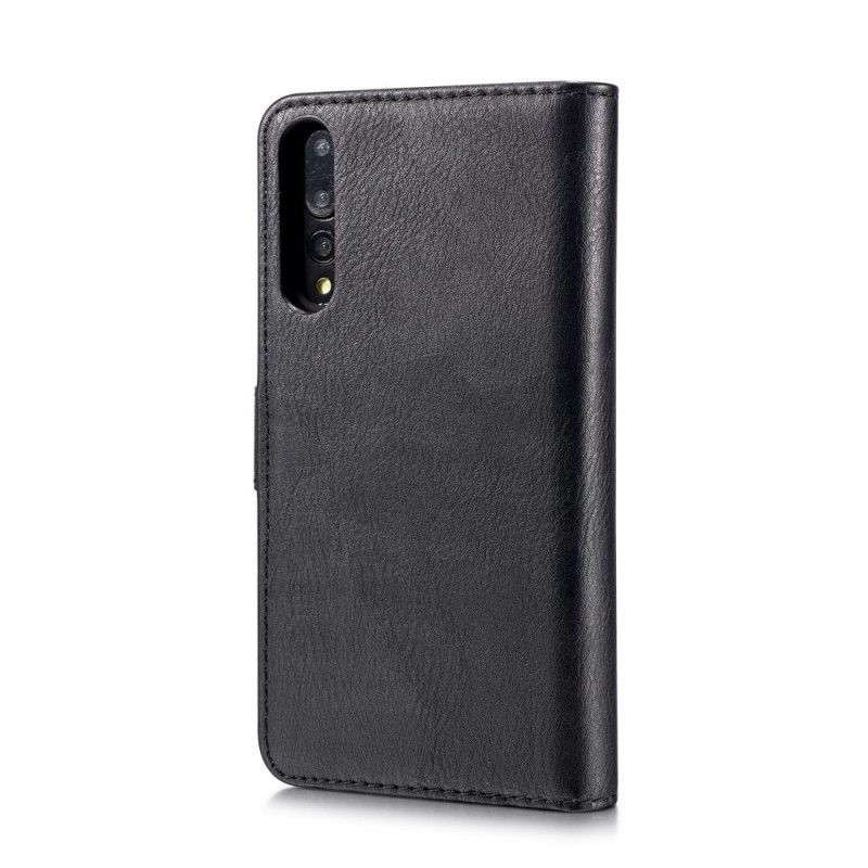 Flip Cover Læder Huawei P20 Pro Sort Dg. Aftagelig Ming