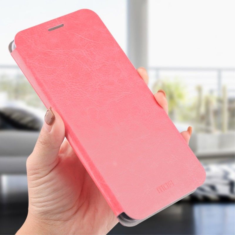 Læder Cover Huawei P20 Pro Magenta Mofi Original