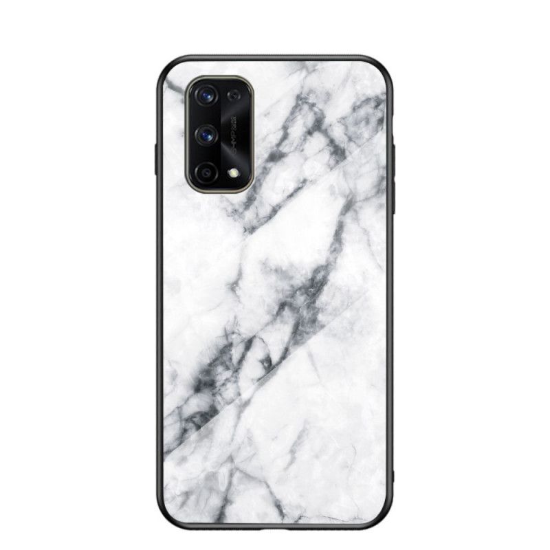 Cover Realme 7 Pro Sort Premumfarver I Hærdet Glas