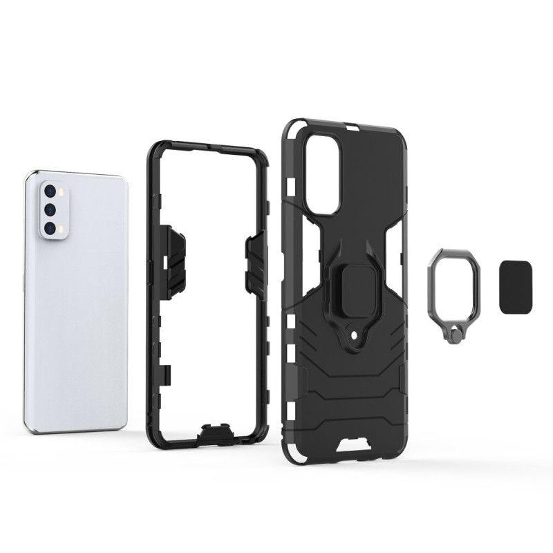 Cover Realme 7 Pro Sort Resistent Ring Original