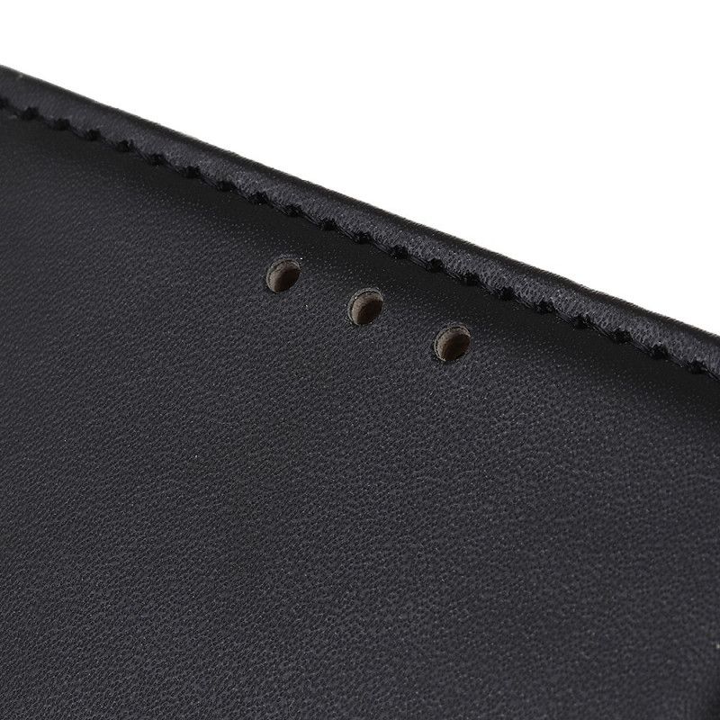 Flip Cover Læder for Alcatel 1S (2020) / 3L (2020) Sort Simpelt Kunstlæder