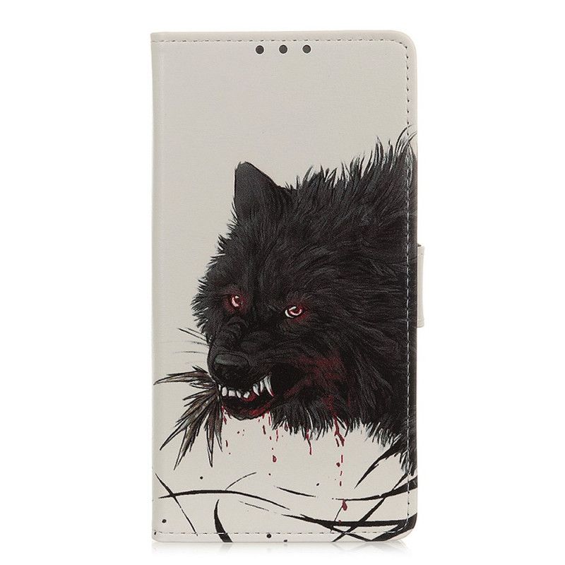 Flip Cover Læder for Alcatel 1S (2020) / 3L (2020) Sulten Ulv