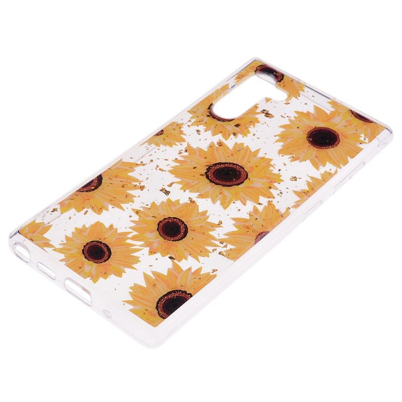 Cover for Samsung Galaxy Note 10 Flere Solsikker