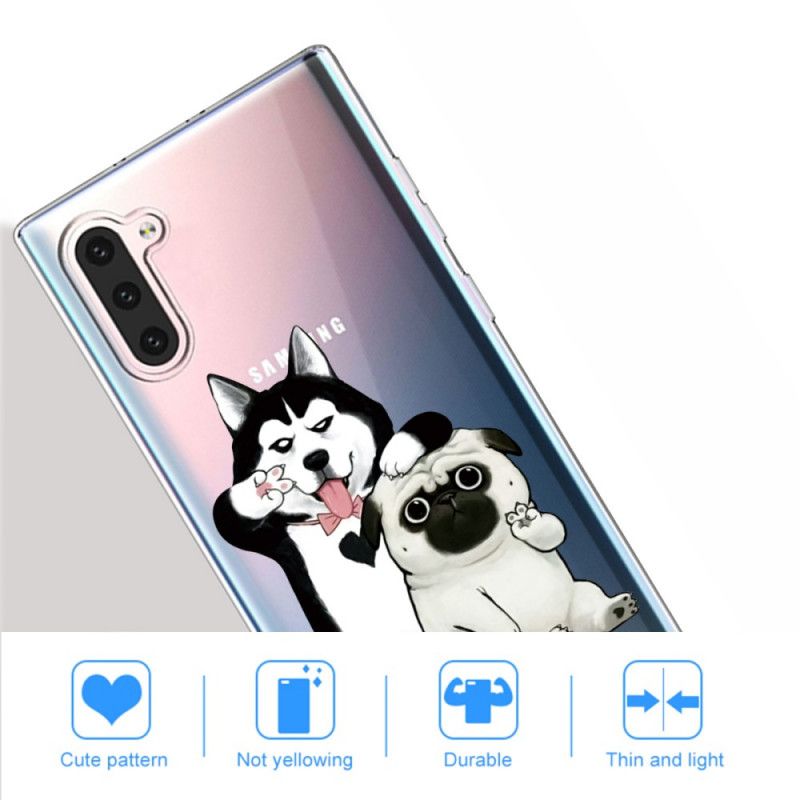 Cover for Samsung Galaxy Note 10 Sjove Hunde