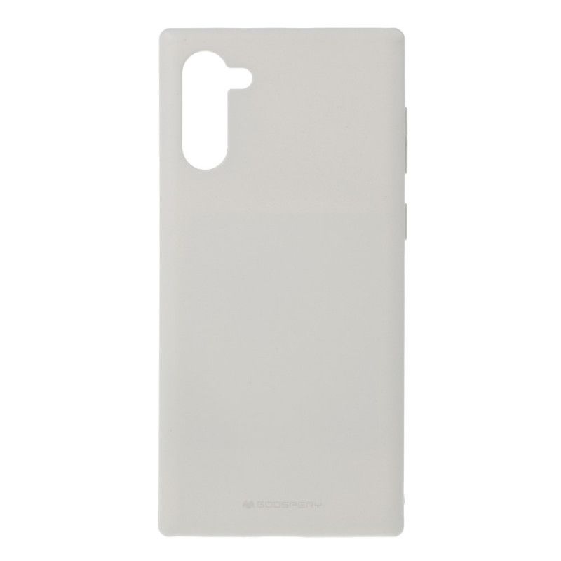 Cover for Samsung Galaxy Note 10 Sort Mat Kviksølv