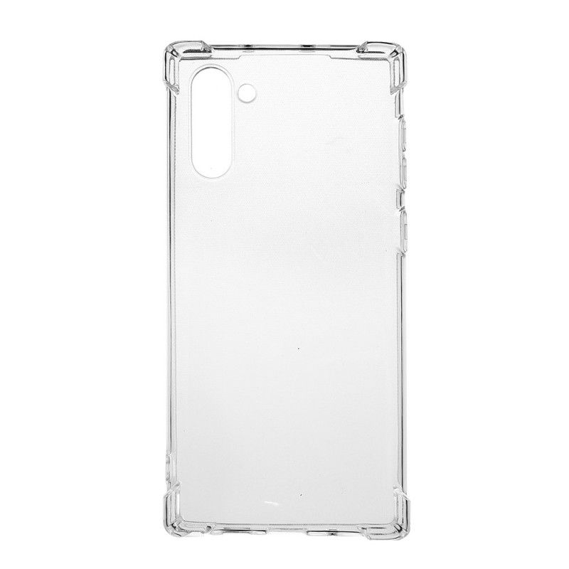 Cover Samsung Galaxy Note 10 Mobilcover Gennemsigtige Forstærkede Hjørner