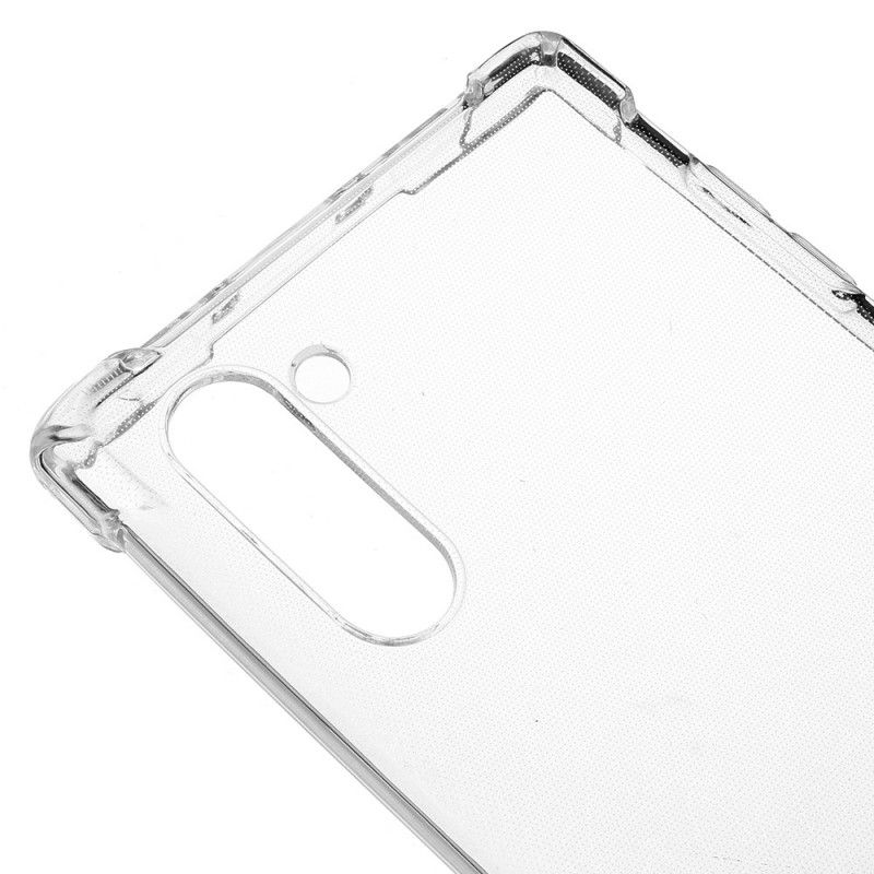 Cover Samsung Galaxy Note 10 Mobilcover Gennemsigtige Forstærkede Hjørner