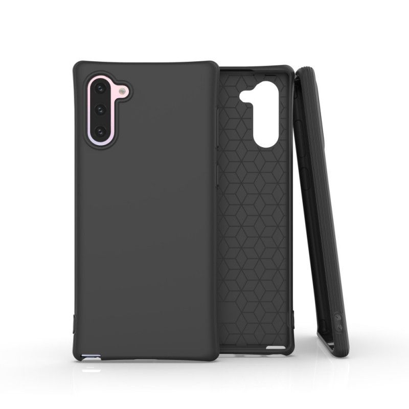 Cover Samsung Galaxy Note 10 Sort Fleksibel Mattsilikone