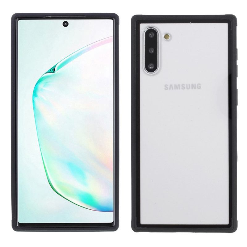 Cover Samsung Galaxy Note 10 Sort Hybrid Silikonefælgdesign