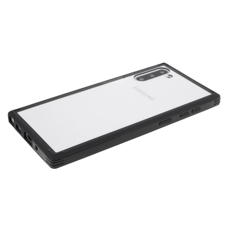 Cover Samsung Galaxy Note 10 Sort Hybrid Silikonefælgdesign