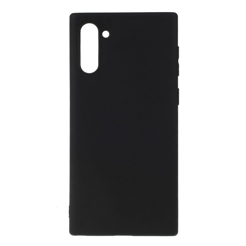 Cover Samsung Galaxy Note 10 Sort Mattsilikone Beskyttelse