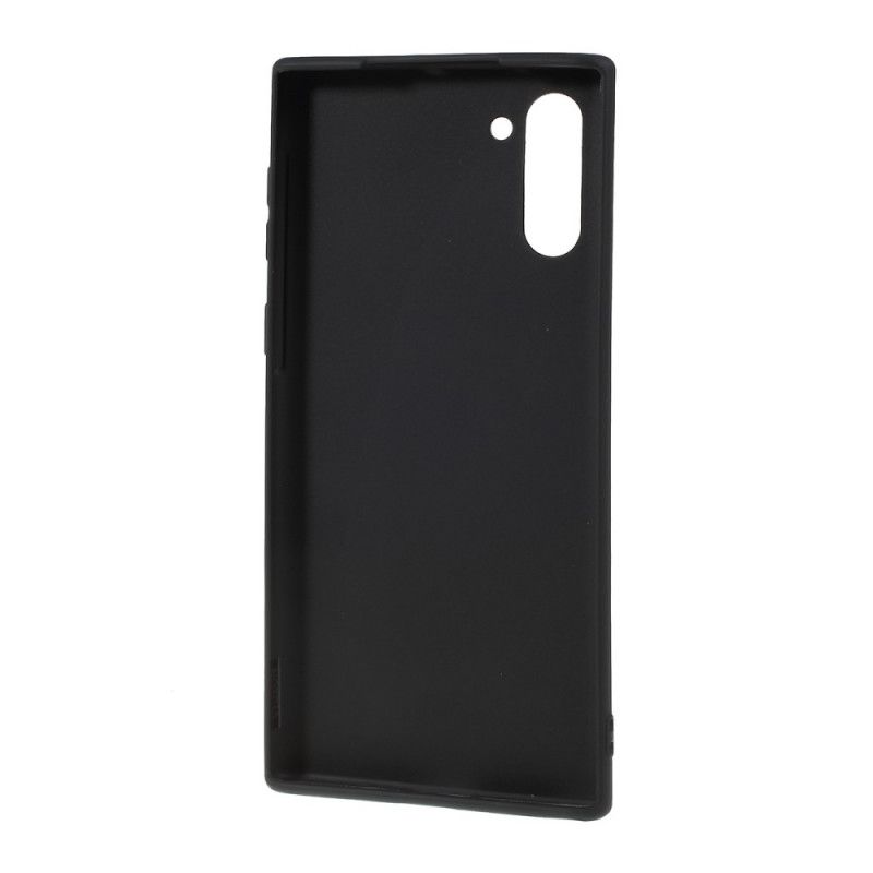 Cover Samsung Galaxy Note 10 Sort Mattsilikone Beskyttelse