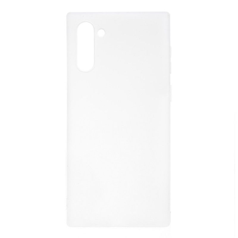 Cover Samsung Galaxy Note 10 Sort Mattsilikone Beskyttelse