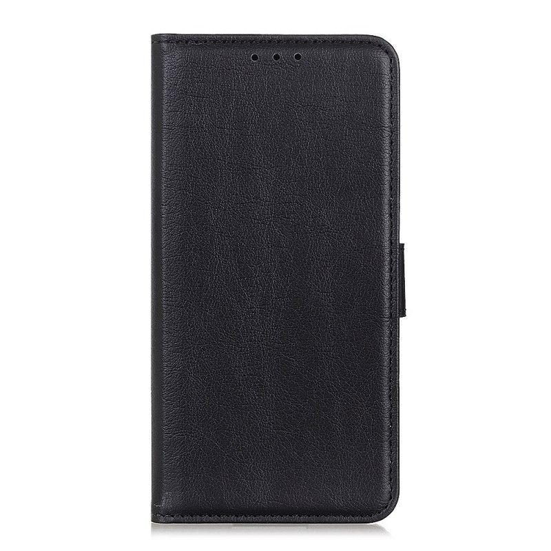 Flip Cover Læder for Samsung Galaxy Note 10 Sort Rent Imiteret Læder