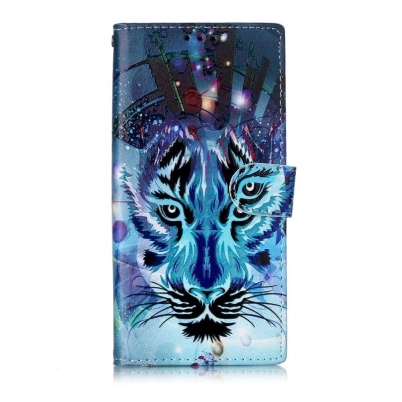 Flip Cover Samsung Galaxy Note 10 Mobilcover Kongetiger