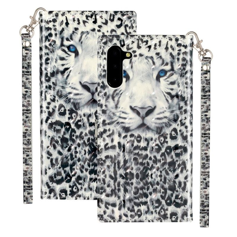 Flip Cover Samsung Galaxy Note 10 Mobilcover Tigerlys Pletter Med Rem