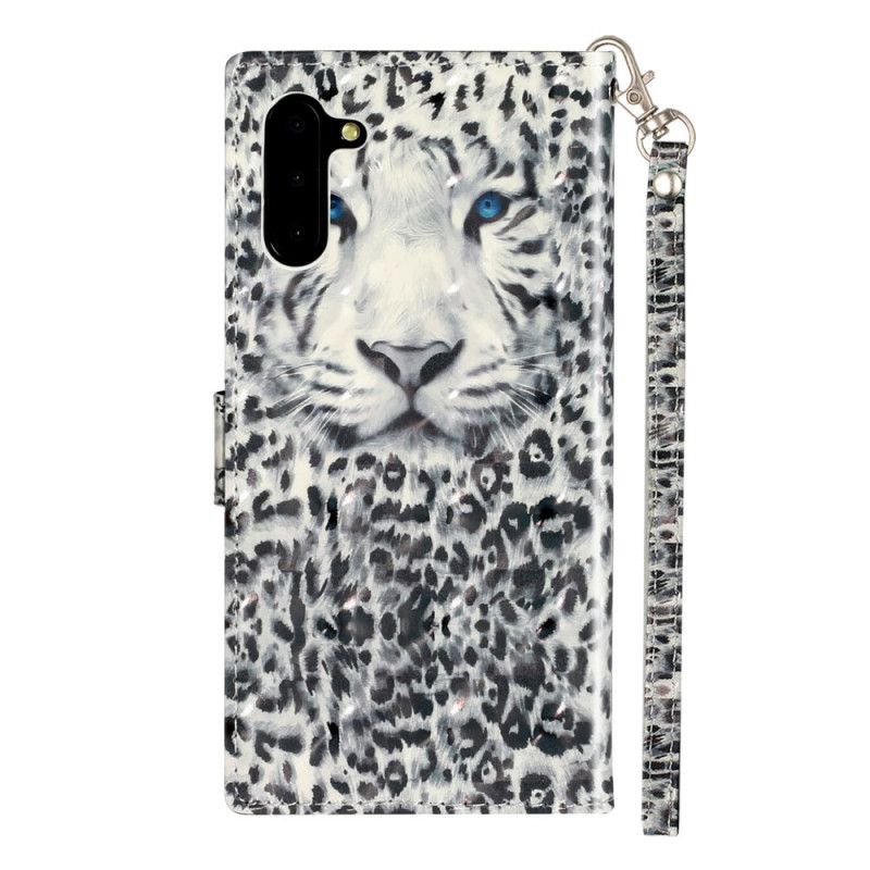 Flip Cover Samsung Galaxy Note 10 Mobilcover Tigerlys Pletter Med Rem