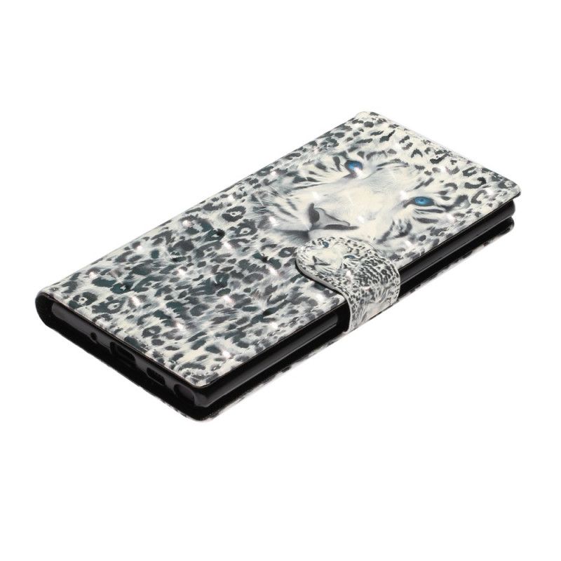 Flip Cover Samsung Galaxy Note 10 Mobilcover Tigerlys Pletter Med Rem