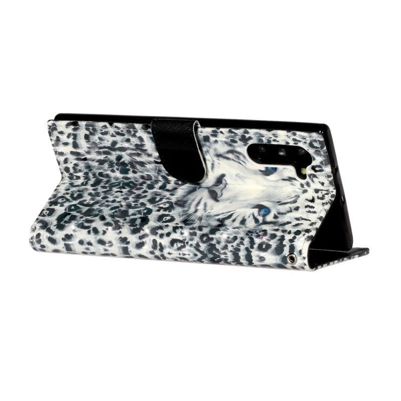 Flip Cover Samsung Galaxy Note 10 Mobilcover Tigerlys Pletter Med Rem