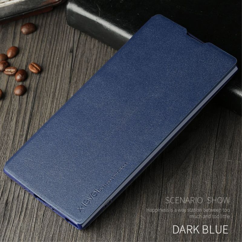 Læder Cover Samsung Galaxy Note 10 Sort Premium Serie X-Niveau