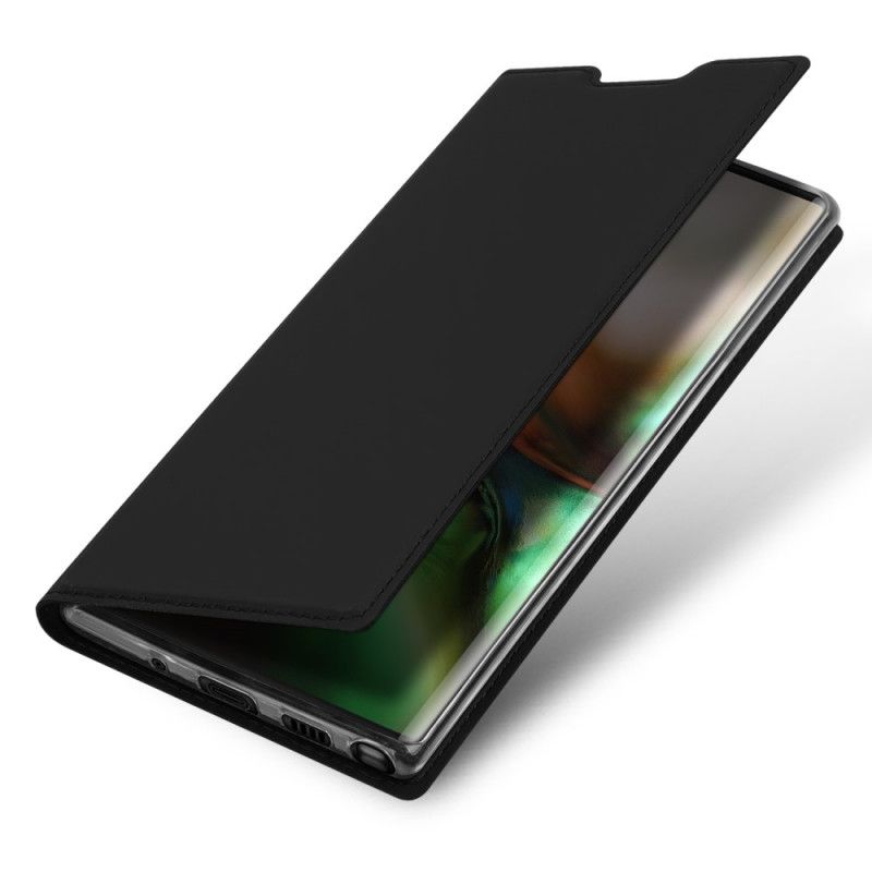 Læder Cover Samsung Galaxy Note 10 Sort Pro Dux Ducis Hud