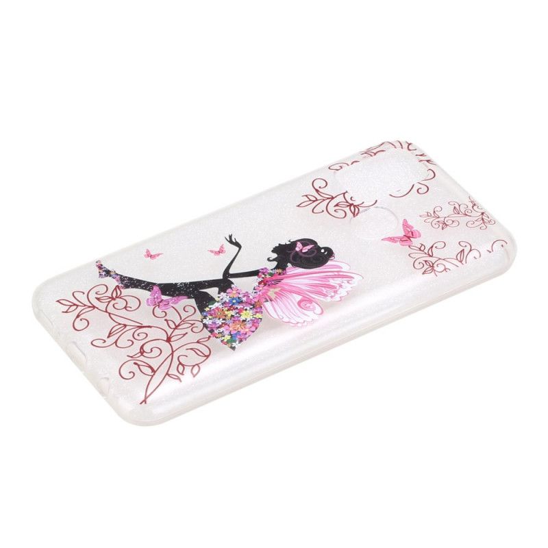 Cover for Samsung Galaxy M31 Gennemsigtig Blomsterfe