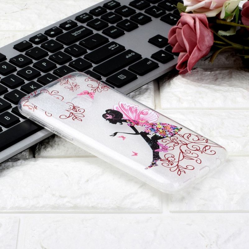 Cover for Samsung Galaxy M31 Gennemsigtig Blomsterfe