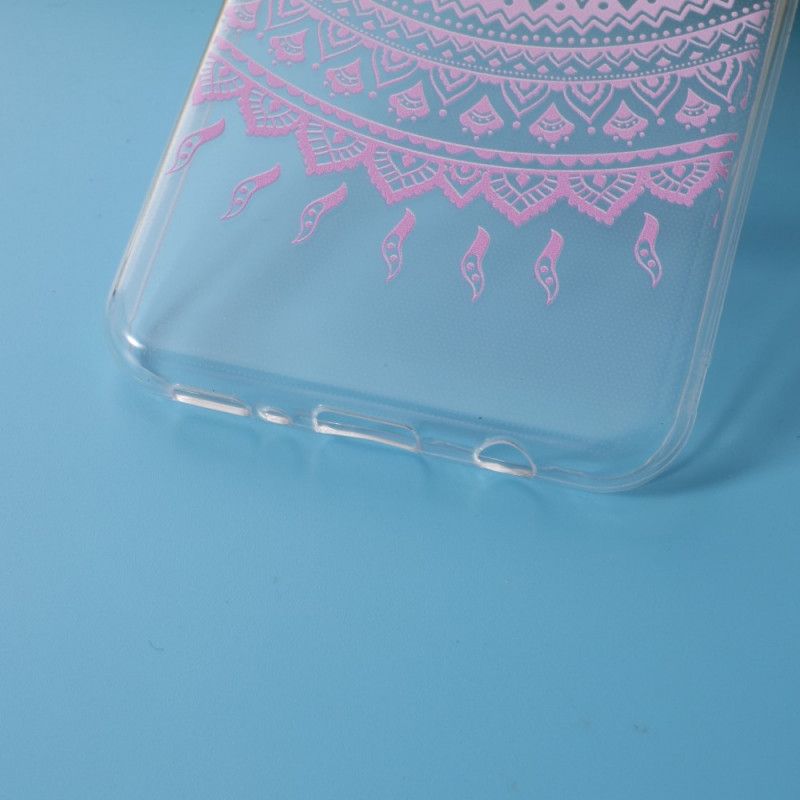 Cover for Samsung Galaxy M31 Pink Gennemsigtig Farverig Mandala