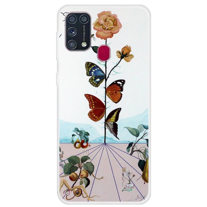 Cover for Samsung Galaxy M31 Sommerfugle Af Naturen