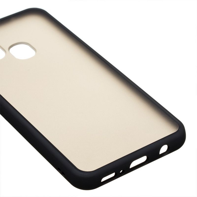 Cover for Samsung Galaxy M31 Sort Hybrid Med Farvede Kanter