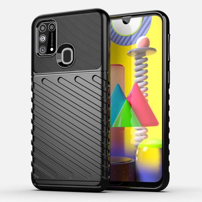 Cover for Samsung Galaxy M31 Sort Torden Serie