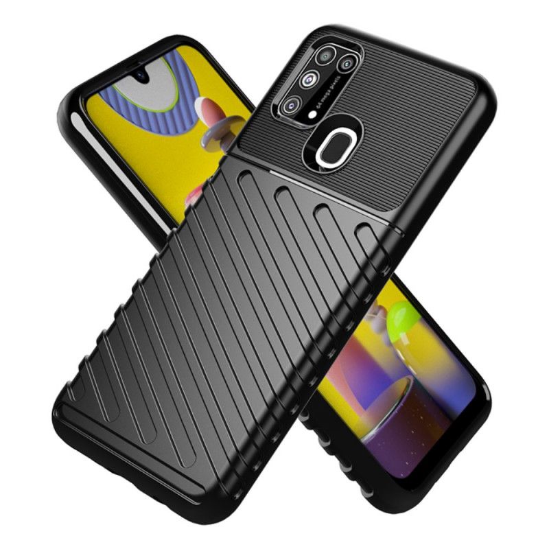 Cover for Samsung Galaxy M31 Sort Torden Serie