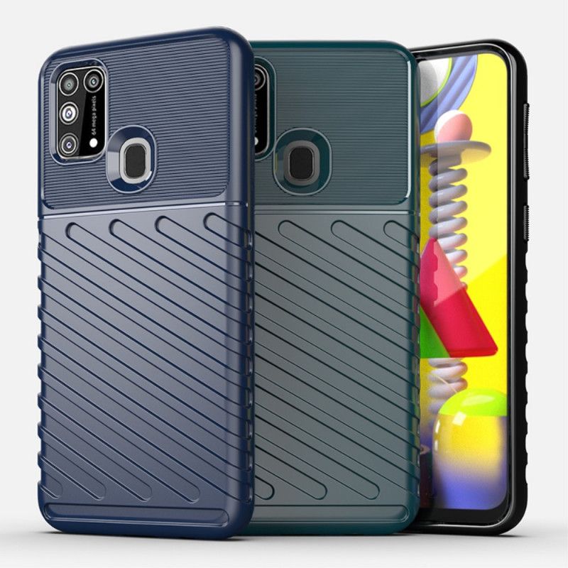 Cover for Samsung Galaxy M31 Sort Torden Serie