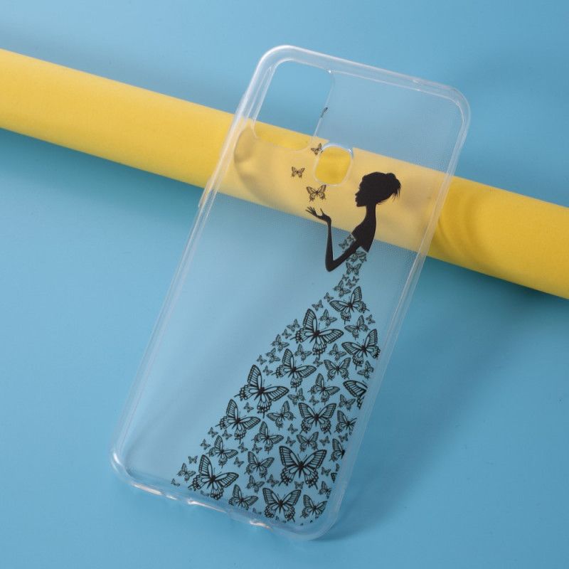 Cover Samsung Galaxy M31 Gennemsigtig Sommerfuglekjole