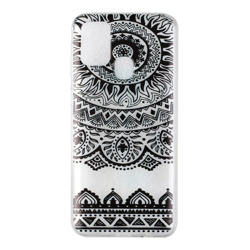 Cover Samsung Galaxy M31 Gennemsigtige Blomstermandala Original